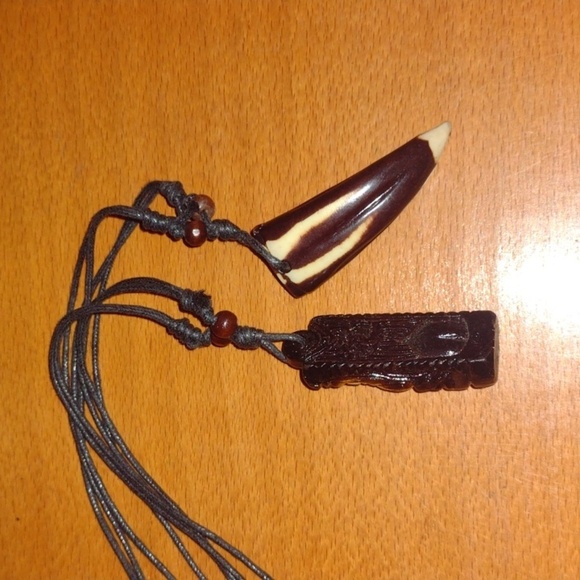 Hand Carved Wood Necklaces - Picture 2 of 2